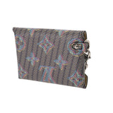 LOUIS VUITTON ルイヴィトン LVポップ キリガミ ブルー M68614 レディース レザー ネックレス Aランク 中古 銀蔵