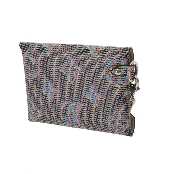 LOUIS VUITTON ルイヴィトン LVポップ キリガミ ブルー M68614 レディース レザー ネックレス Aランク 中古 銀蔵