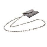 LOUIS VUITTON ルイヴィトン LVポップ キリガミ ブルー M68614 レディース レザー ネックレス Aランク 中古 銀蔵