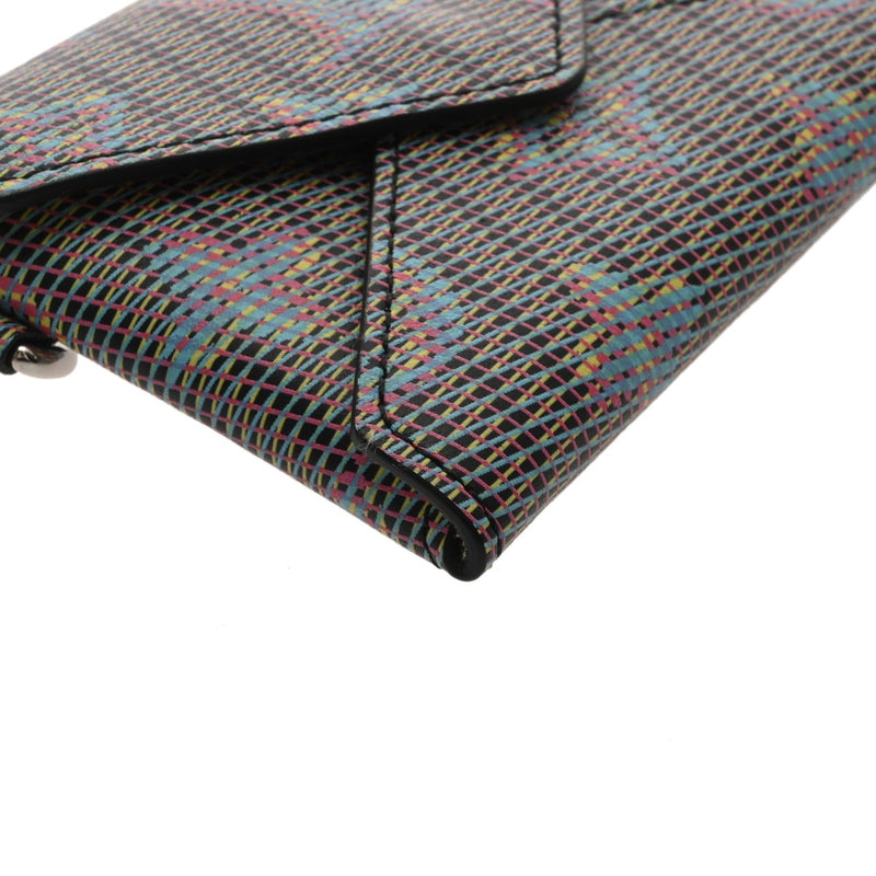 LOUIS VUITTON ルイヴィトン LVポップ キリガミ ブルー M68614 レディース レザー ネックレス Aランク 中古 銀蔵