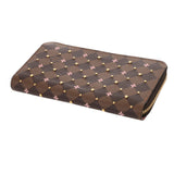 LOUIS VUITTON ルイヴィトン ダミエ ジッピーウォレット ブラウン N60473 レディース ダミエキャンバス スタッズ 長財布 Aランク 中古 銀蔵