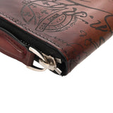 BERLUTI ベルルッティ ワパ ジップ付きコインパース サンテミリオン メンズ スクリットレザー コインケース Aランク 中古 銀蔵