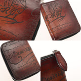 BERLUTI ベルルッティ ワパ ジップ付きコインパース サンテミリオン メンズ スクリットレザー コインケース Aランク 中古 銀蔵