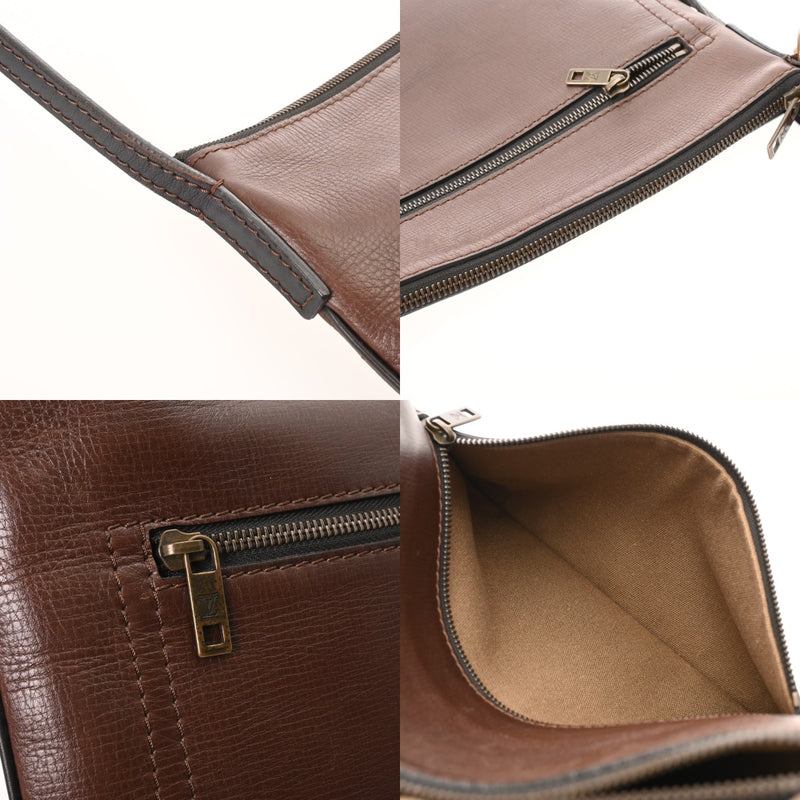 LOUIS VUITTON ルイヴィトン ユタ サックプラ カフェ M92073 メンズ レザー ショルダーバッグ Bランク 中古 銀蔵