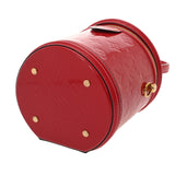LOUIS VUITTON ルイヴィトン モノグラムヴェルニ カンヌ PM ルージュ M53998 レディース ヴェルニ 2WAYバッグ Aランク 中古 銀蔵