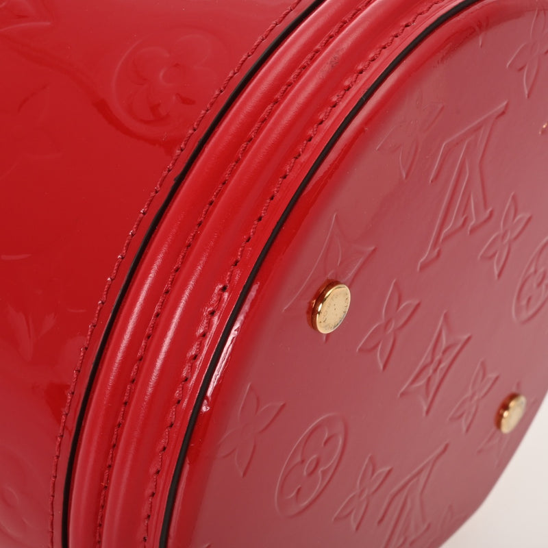 LOUIS VUITTON ルイヴィトン モノグラムヴェルニ カンヌ PM ルージュ M53998 レディース ヴェルニ 2WAYバッグ Aランク 中古 銀蔵