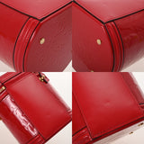 LOUIS VUITTON ルイヴィトン モノグラムヴェルニ カンヌ PM ルージュ M53998 レディース ヴェルニ 2WAYバッグ Aランク 中古 銀蔵
