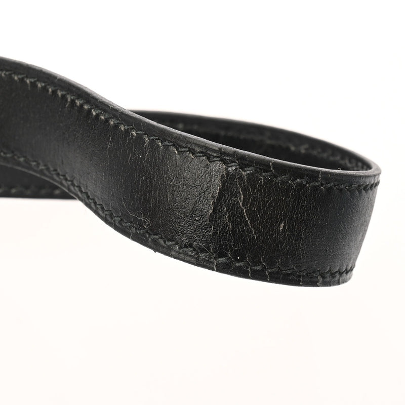 HERMES エルメス コンスタンス 23 ブラック ○N刻印(1984年頃) レディース ボックスカーフ ショルダーバッグ ABランク 中古 銀蔵