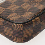LOUIS VUITTON ルイヴィトン ダミエ ポシェットヴォルガ チャップマン ブラウン N63350 メンズ ダミエキャンバス セカンドバッグ ABランク 中古 銀蔵