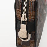 LOUIS VUITTON ルイヴィトン ダミエ ポシェットヴォルガ チャップマン ブラウン N63350 メンズ ダミエキャンバス セカンドバッグ ABランク 中古 銀蔵