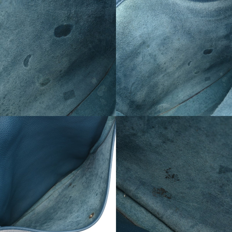 HERMES エルメス エヴリン3 TGM ブルー系 □P刻印(2012年頃) ユニセックス トリヨンクレマンス ショルダーバッグ ABランク 中古 銀蔵