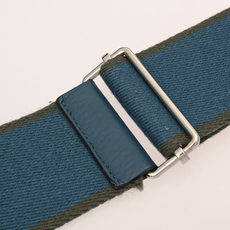 HERMES エルメス エヴリン3 TGM ブルー系 □P刻印(2012年頃) ユニセックス トリヨンクレマンス ショルダーバッグ ABランク 中古 銀蔵