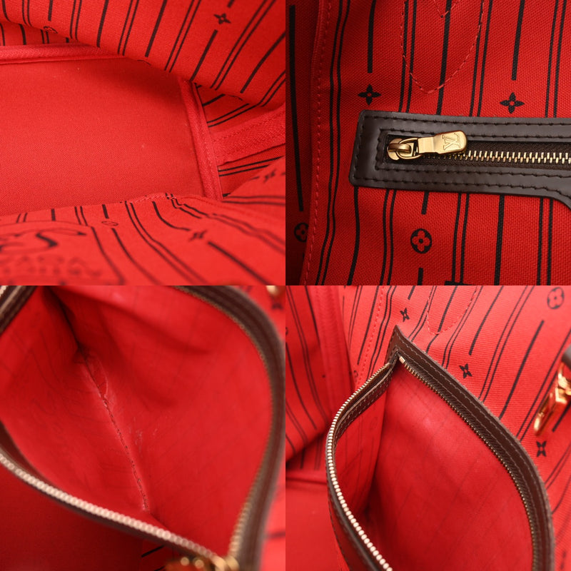 LOUIS VUITTON ルイヴィトン ダミエ ネヴァーフル MM 旧型 ブラウン N51105 レディース ダミエキャンバス トートバッグ Bランク 中古 銀蔵