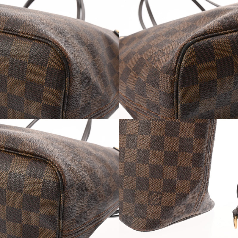 LOUIS VUITTON ルイヴィトン ダミエ ネヴァーフル MM 旧型 ブラウン N51105 レディース ダミエキャンバス トートバッグ Bランク 中古 銀蔵