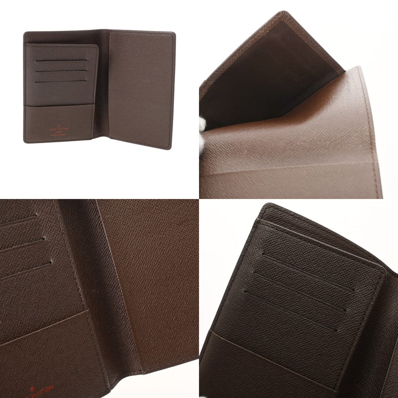 LOUIS VUITTON ルイヴィトン ダミエ パスポートカバー ブラウン N60188 ユニセックス ダミエキャンバス パスポートケース Bランク 中古 銀蔵