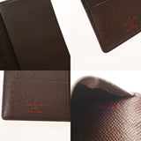 LOUIS VUITTON ルイヴィトン ダミエ パスポートカバー ブラウン N60188 ユニセックス ダミエキャンバス パスポートケース Bランク 中古 銀蔵