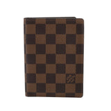 LOUIS VUITTON ルイヴィトン ダミエ パスポートカバー ブラウン N60188 ユニセックス ダミエキャンバス パスポートケース Bランク 中古 銀蔵