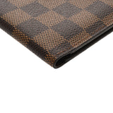 LOUIS VUITTON ルイヴィトン ダミエ パスポートカバー ブラウン N60188 ユニセックス ダミエキャンバス パスポートケース Bランク 中古 銀蔵