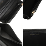 CHANEL シャネル ボーイシャネル チェーンショルダー ブラック AP1117 レディース キャビアスキン チェーンウォレット Aランク 中古 銀蔵