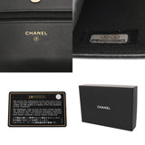 CHANEL シャネル ボーイシャネル チェーンショルダー ブラック AP1117 レディース キャビアスキン チェーンウォレット Aランク 中古 銀蔵