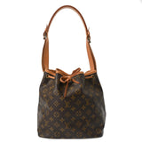 LOUIS VUITTON ルイヴィトン モノグラム プチノエ ブラウン M42226 レディース モノグラムキャンバス ショルダーバッグ Bランク 中古 銀蔵