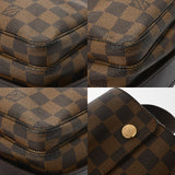 LOUIS VUITTON ルイヴィトン ダミエ ナヴィグリオ ブラウン N45255 ユニセックス ダミエキャンバス ショルダーバッグ Bランク 中古 銀蔵