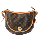 LOUIS VUITTON ルイヴィトン モノグラム トゥラム GM ブラウン M40075 レディース モノグラムキャンバス ショルダーバッグ ABランク 中古 銀蔵