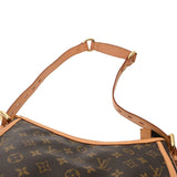 LOUIS VUITTON ルイヴィトン モノグラム トゥラム GM ブラウン M40075 レディース モノグラムキャンバス ショルダーバッグ ABランク 中古 銀蔵