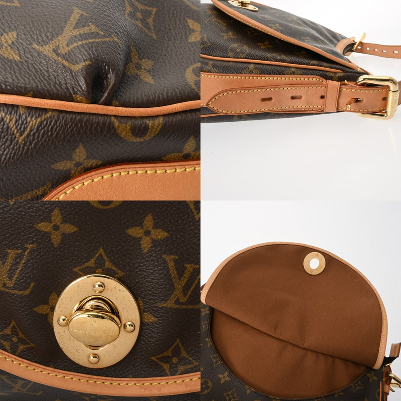 LOUIS VUITTON ルイヴィトン モノグラム トゥラム GM ブラウン M40075 