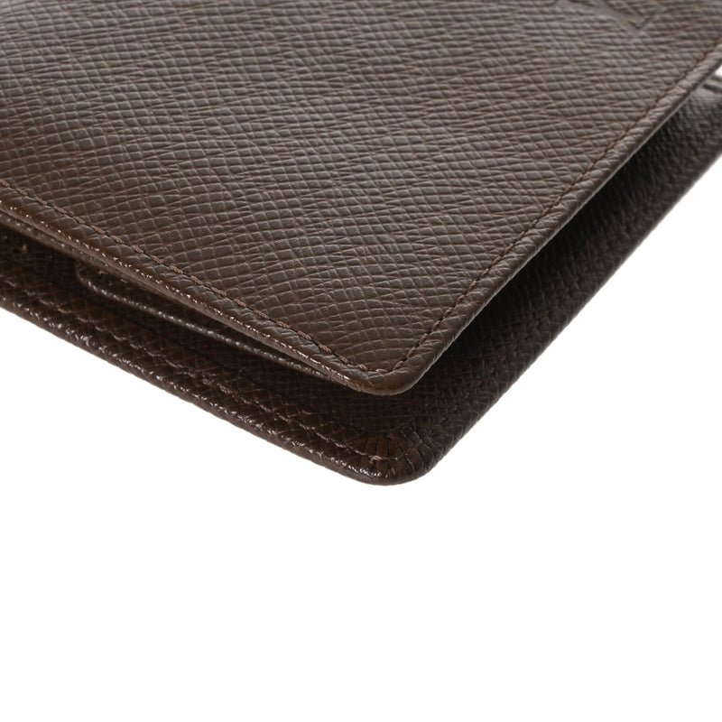 LOUIS VUITTON ルイヴィトン タイガ ポルトビエ 3カルト クレディ グリズリ M30458 メンズ レザー 二つ折り財布 ABランク 中古 銀蔵