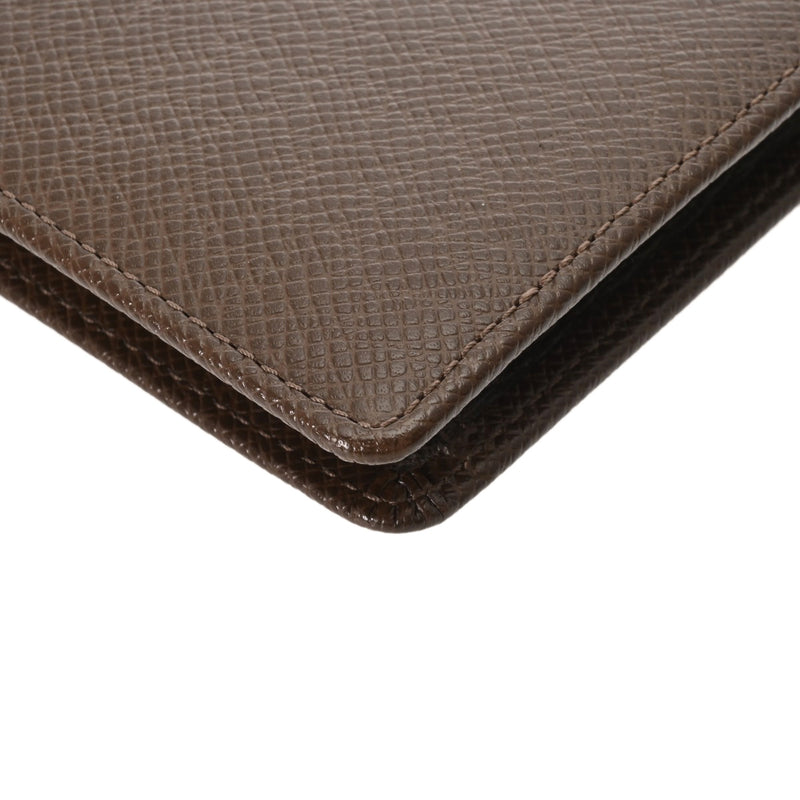 LOUIS VUITTON ルイヴィトン タイガ ポルトビエ 3カルト クレディ グリズリ M30458 メンズ レザー 二つ折り財布 ABランク 中古 銀蔵