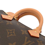 LOUIS VUITTON ルイヴィトン モノグラム ナノスピーディ ブラウン M81085 レディース モノグラムキャンバス ショルダーバッグ 新同 中古 銀蔵