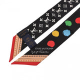 LOUIS VUITTON ルイヴィトン バンドー BB ペインティッド ドット 草間彌生コラボ ブラック M78485 レディース スカーフ 新同 中古 銀蔵