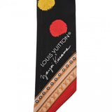 LOUIS VUITTON ルイヴィトン バンドー BB ペインティッド ドット 草間彌生コラボ ブラック M78485 レディース スカーフ 新同 中古 銀蔵