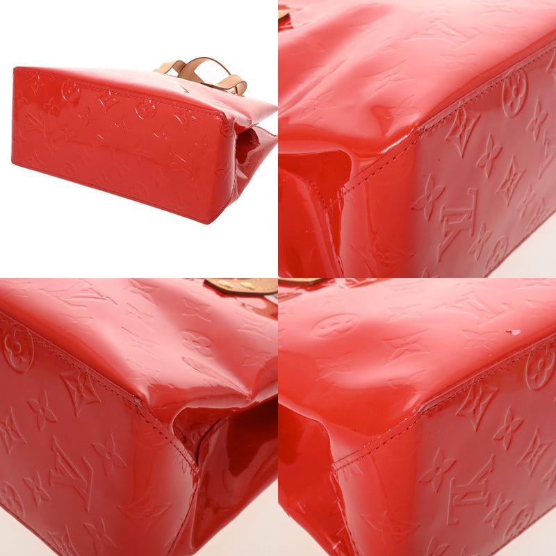 LOUIS VUITTON ルイヴィトン モノグラムヴェルニ リード PM ルージュ M91088 レディース ヴェルニ ハンドバッグ ABランク 中古 銀蔵