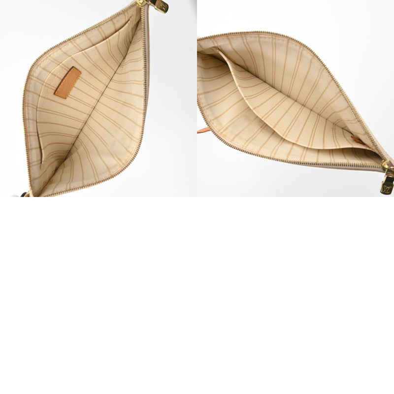 LOUIS VUITTON ルイヴィトン ダミエアズール ネヴァーフル MM ホワイト N41361 レディース ダミエキャンバス トートバッグ Bランク 中古 銀蔵