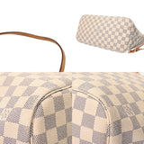 LOUIS VUITTON ルイヴィトン ダミエアズール ネヴァーフル MM ホワイト N41361 レディース ダミエキャンバス トートバッグ Bランク 中古 銀蔵