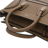 CELINE セリーヌ ラゲージ ナノ 2WAY スリ 189243 レディース ドラムドカーフ ハンドバッグ Aランク 中古 銀蔵