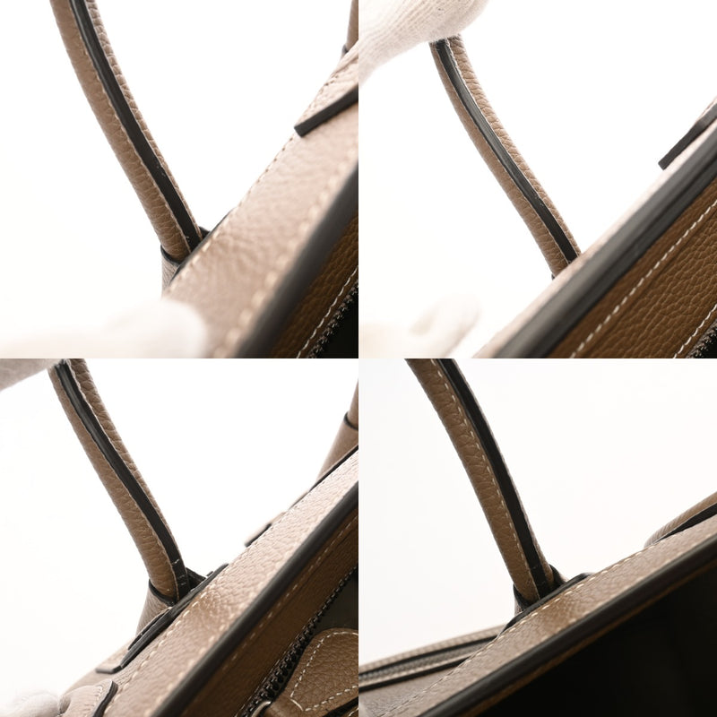 CELINE セリーヌ ラゲージ ナノ 2WAY スリ 189243 レディース ドラムドカーフ ハンドバッグ Aランク 中古 銀蔵