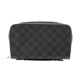 LOUIS VUITTON ルイヴィトン ダミエグラフィット ジッピー XL トラベルケース ブラック N41503 メンズ ダミエキャンバス 長財布 ABランク 中古 銀蔵