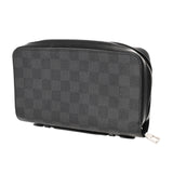 LOUIS VUITTON ルイヴィトン ダミエグラフィット ジッピー XL トラベルケース ブラック N41503 メンズ ダミエキャンバス 長財布 ABランク 中古 銀蔵