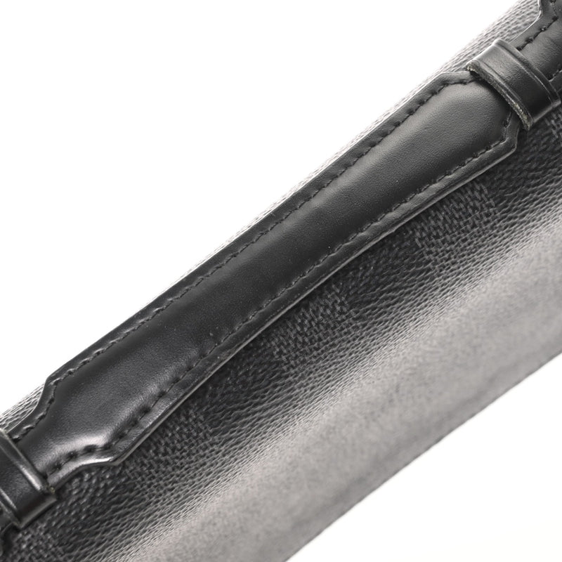 LOUIS VUITTON ルイヴィトン ダミエグラフィット ジッピー XL トラベルケース ブラック N41503 メンズ ダミエキャンバス 長財布 ABランク 中古 銀蔵