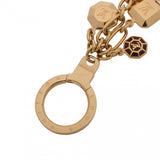 LOUIS VUITTON ルイヴィトン ポルトクレカボション バッグチャーム ゴールド/ボルドー レディース キーホルダー ABランク 中古 銀蔵