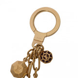 LOUIS VUITTON ルイヴィトン ポルトクレカボション バッグチャーム ゴールド/ボルドー レディース キーホルダー ABランク 中古 銀蔵