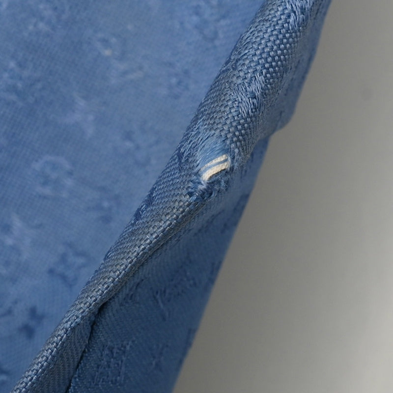 LOUIS VUITTON ルイヴィトン クラヴァット モノグラムミッシム ブルー M70345 メンズ シルク100％ ネクタイ Bランク 中古 銀蔵