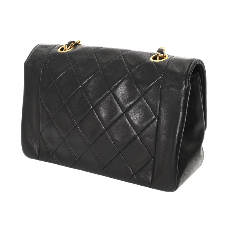 CHANEL シャネル ダイアナ チェーンショルダー 22cm ブラック A01164