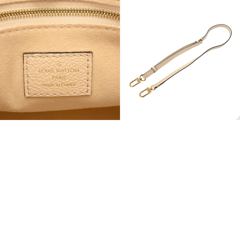LOUIS VUITTON ルイヴィトン モノグラムアンプラント オンザゴー PM 2WAY クレーム/ポワドローズ M45653 レディース レザー ハンドバッグ ABランク 中古 銀蔵