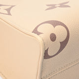 LOUIS VUITTON ルイヴィトン モノグラムアンプラント オンザゴー PM 2WAY クレーム/ポワドローズ M45653 レディース レザー ハンドバッグ ABランク 中古 銀蔵