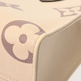 LOUIS VUITTON ルイヴィトン モノグラムアンプラント オンザゴー PM 2WAY クレーム/ポワドローズ M45653 レディース レザー ハンドバッグ ABランク 中古 銀蔵