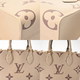LOUIS VUITTON ルイヴィトン モノグラムアンプラント オンザゴー PM 2WAY クレーム/ポワドローズ M45653 レディース レザー ハンドバッグ ABランク 中古 銀蔵